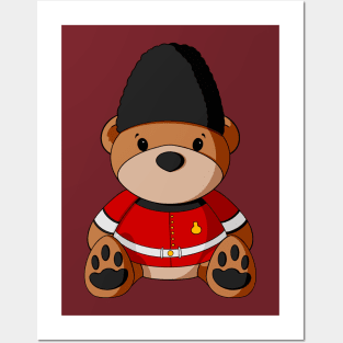 British Guard Teddy Bear Posters and Art